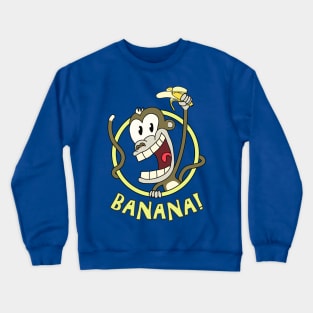 Banana Monkey Crewneck Sweatshirt